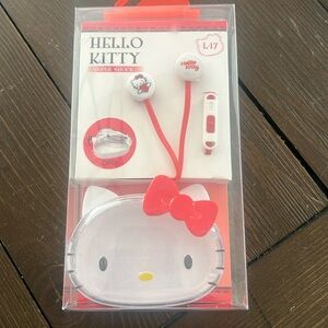 HELLY KITTY EAR BUDS WITH CASE